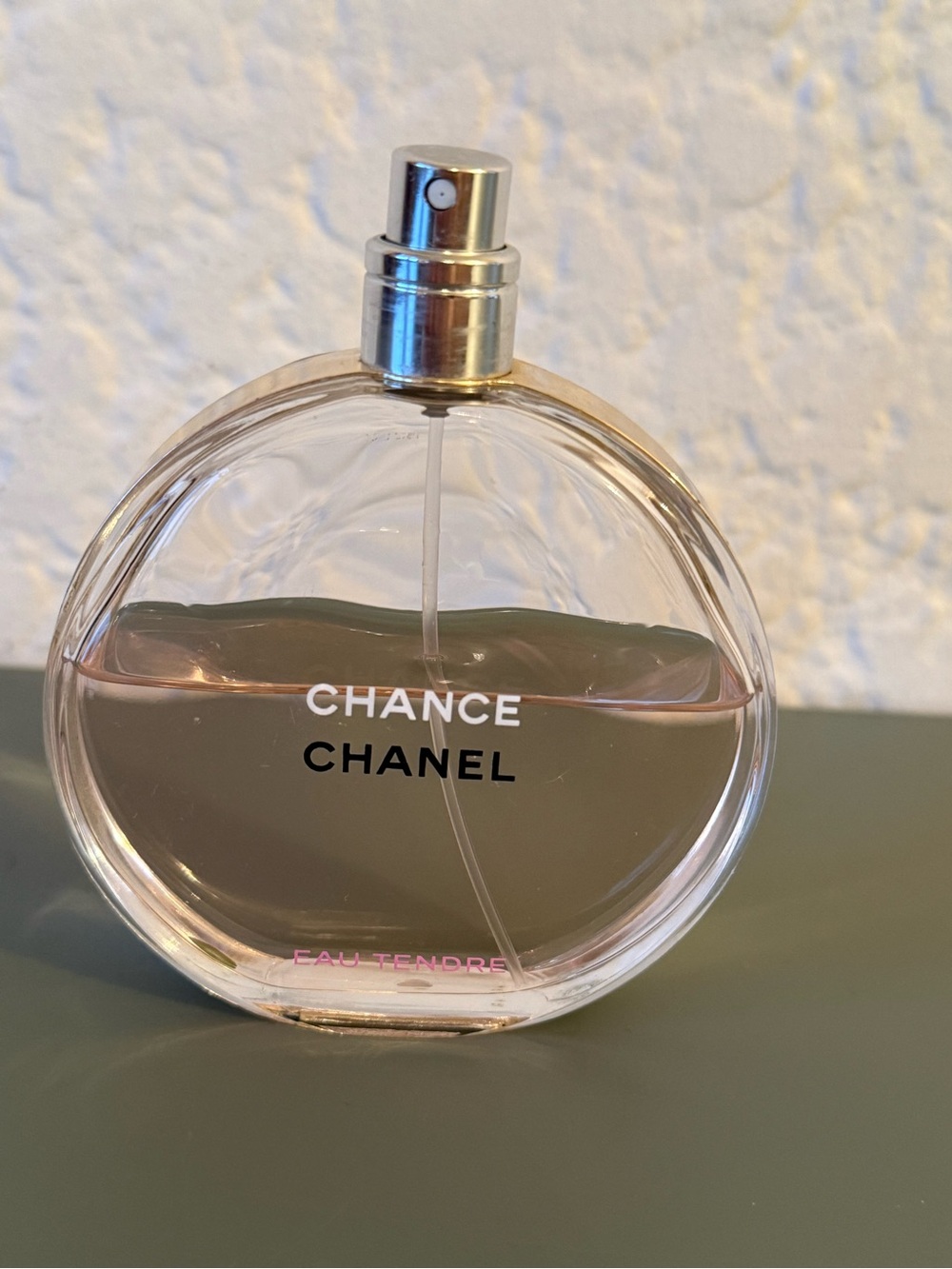 CHANCE EAU TENDRE Eau de Toilette Chanel Spray approx Half 3.4 fl oz